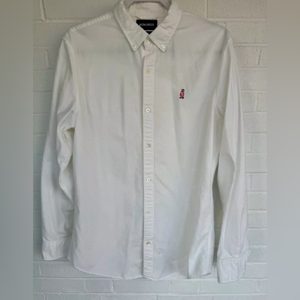 Bonobos Button Down Long Sleeve Standard Fit Shirt Mens Size L, Long